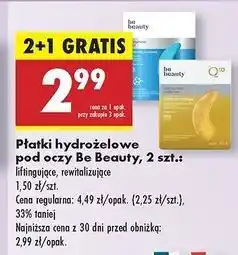 Biedronka Płatki pod oczy coenzyme Be Beauty oferta