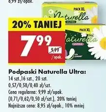 Biedronka Podpaski higieniczne normal 2-pak Naturella Ultra oferta