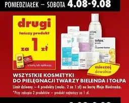 Biedronka Tonik do twarzy kwas migdałowy + wiśnia Tołpa Green Power Fusion oferta