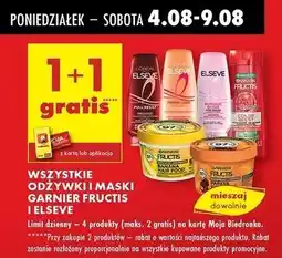 Biedronka Maska do włosów papaya Garnier Fructis Hair Food oferta