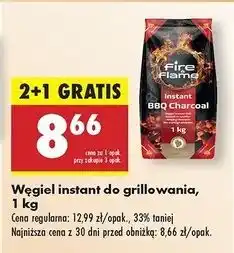 Biedronka Węgiel instant Fire & Flame oferta