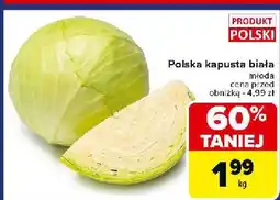 Carrefour Market Kapusta biała młoda polska Carrefour Market oferta