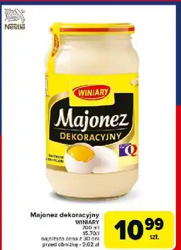 Carrefour Market Majonez dekoracyjny Winiary oferta