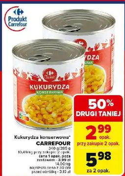 Carrefour Kukurydza konserwowa Carrefour oferta