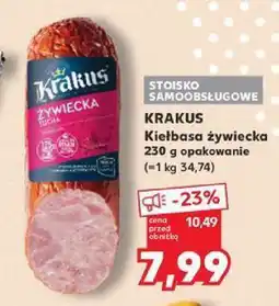 Kaufland Kiełbasa żywiecka Krakus oferta
