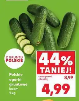 Kaufland Ogórki gruntowe polskie 1 kg Kaufland oferta