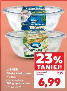 Kaufland Filety śledziowe w sosie, różne rodzaje Lisner oferta
