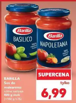 Kaufland Sos do makaronu, różne rodzaje Barilla oferta