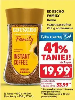 Kaufland Kawa rozpuszczalna Eduscho Family Tchibo oferta