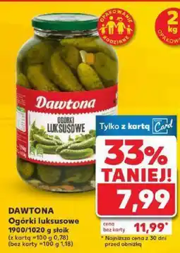Kaufland Ogórki luksusowe Dawtona oferta