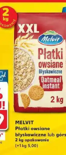Kaufland Płatki owsiane błyskawiczne Melvit oferta