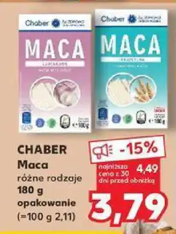 Kaufland Mąka różne rodzaje CHABER oferta