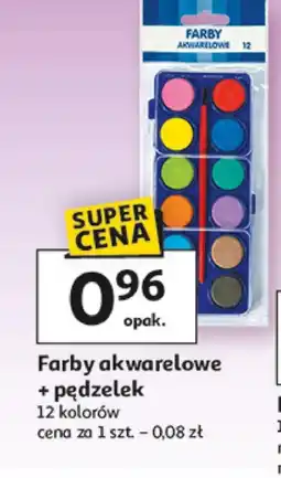 Auchan Farby akwarelowe oferta