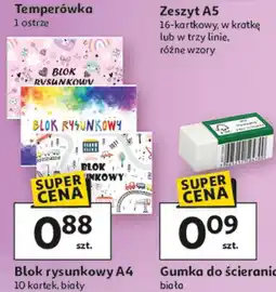 Auchan Blok rysunkowy oferta