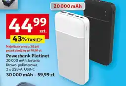 Auchan Powerbank Platinet oferta