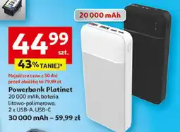 Auchan Power bank 30000 mah Platinet oferta