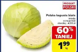Carrefour Kapusta biała polska oferta