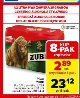 Carrefour Piwo Żubr 1768 oferta