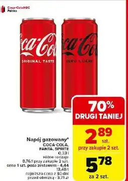 Carrefour Napój Sprite oferta