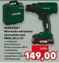 Kaufland Wiertarko-wkrętarka akumulatorowa 12v pbsa 12 a1 Parkside oferta
