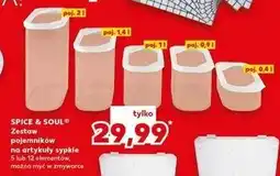 Kaufland Pojemniki na artykuły sypkie Spice&Soul oferta
