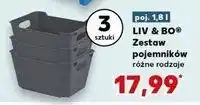 Kaufland Zestaw pojemników z uchwytami 1.8 l Liv & Bo oferta
