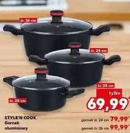 Kaufland Garnek aluminiowy 20 cm Style & Cook oferta