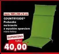 Kaufland Poduszka na krzesło ogrodowe z oparciem 120 x 50 4 cm K-Classic Countryside oferta