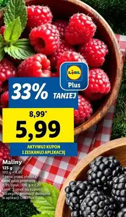 Lidl Maliny Plus-Plus oferta