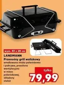 Kaufland Grill węglowy przenośny 40 x 26 cm Landmann oferta