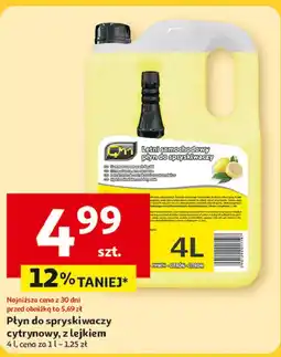 Auchan Płyn do spryskiwaczy letni cytrynowy Q11 oferta