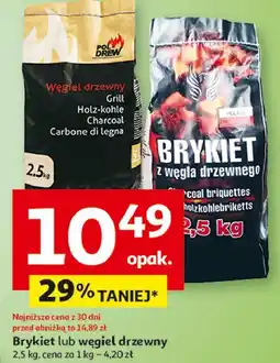 Auchan Brykiet do grilla Pol-Drew oferta