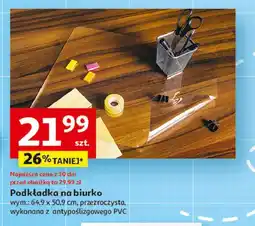 Auchan Podkłądka na biurko oferta