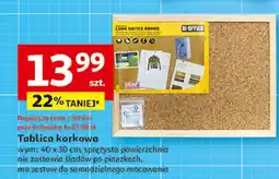 Auchan Tablica korkowa 40 x 30 cm oferta