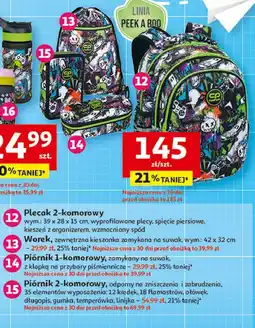 Auchan Piórnik 2-komorowy peek a boo Coolpack oferta