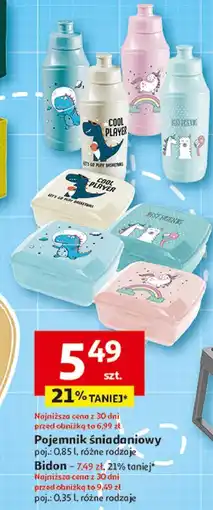 Auchan Bidon dziecięcy 350 ml oferta