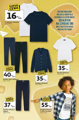 Auchan T-shirt polo chłopięcy 6-14 lat Inextenso By Auchan oferta