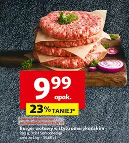 Auchan Burger wołowy Auchan Pewni Dobrego oferta