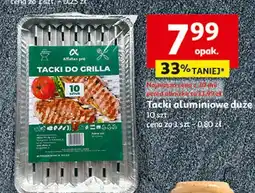 Auchan Tacki aluminiowe do grilla oferta