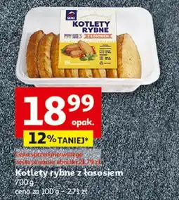 Auchan Kotlety rybne z łososiem Seko oferta