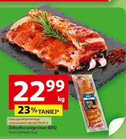 Auchan Żeberka wieprzowe z sosem barbeque Morliny oferta