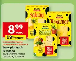 Auchan Ser złoty radamer w plastrach Serenada oferta