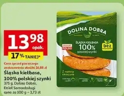 Auchan Kiełbasa śląska Dolina Dobra oferta