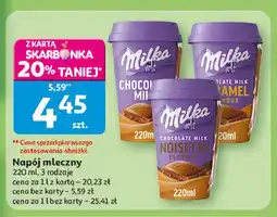 Auchan Napój chocolate noisette Milka oferta