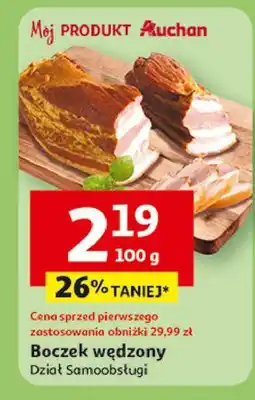 Auchan Boczek wędzony Auchan oferta