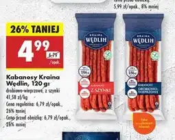 Biedronka Kabanosy Kraina Wędlin oferta