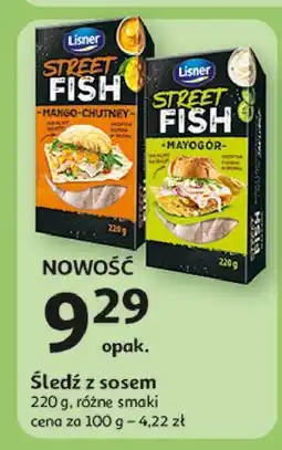 Auchan Filety sledziowe mayogór Lisner Street Food oferta
