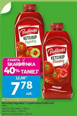 Auchan Ketchup łagodny Pudliszki oferta