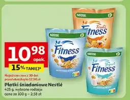 Auchan Płatki naturalne Fitness (Nestle) oferta
