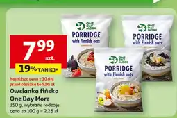 Auchan Owsianka z fińskimi płatkami śliwki wiśnie One Day More oferta